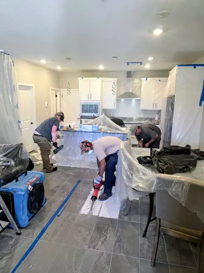 NXPRO Water Restoration crew drying a water damaged home in Chula Vista, CA