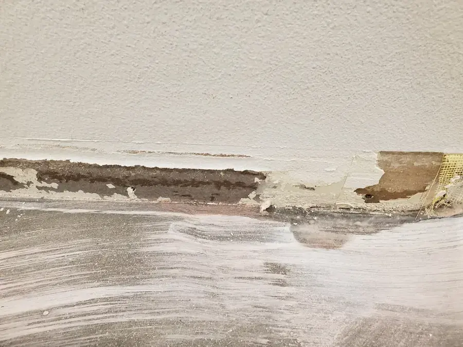 Storm roof leak dried in an Eastlake home