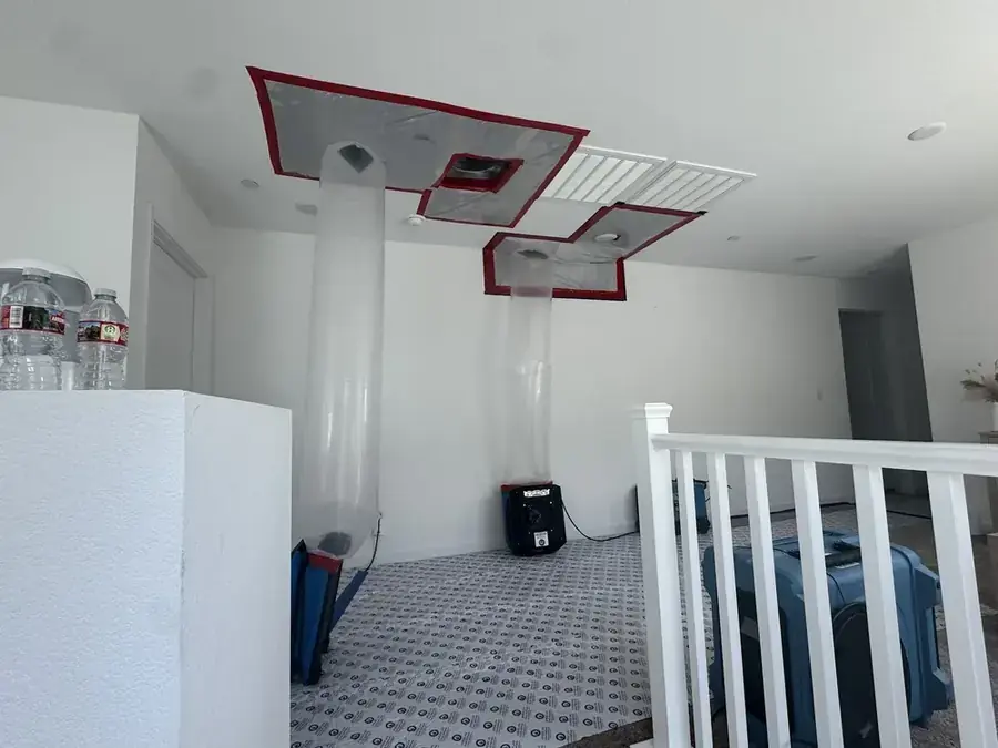 Toilet overflow and bathroom water damage cleanup in a Chula Vista, CA home